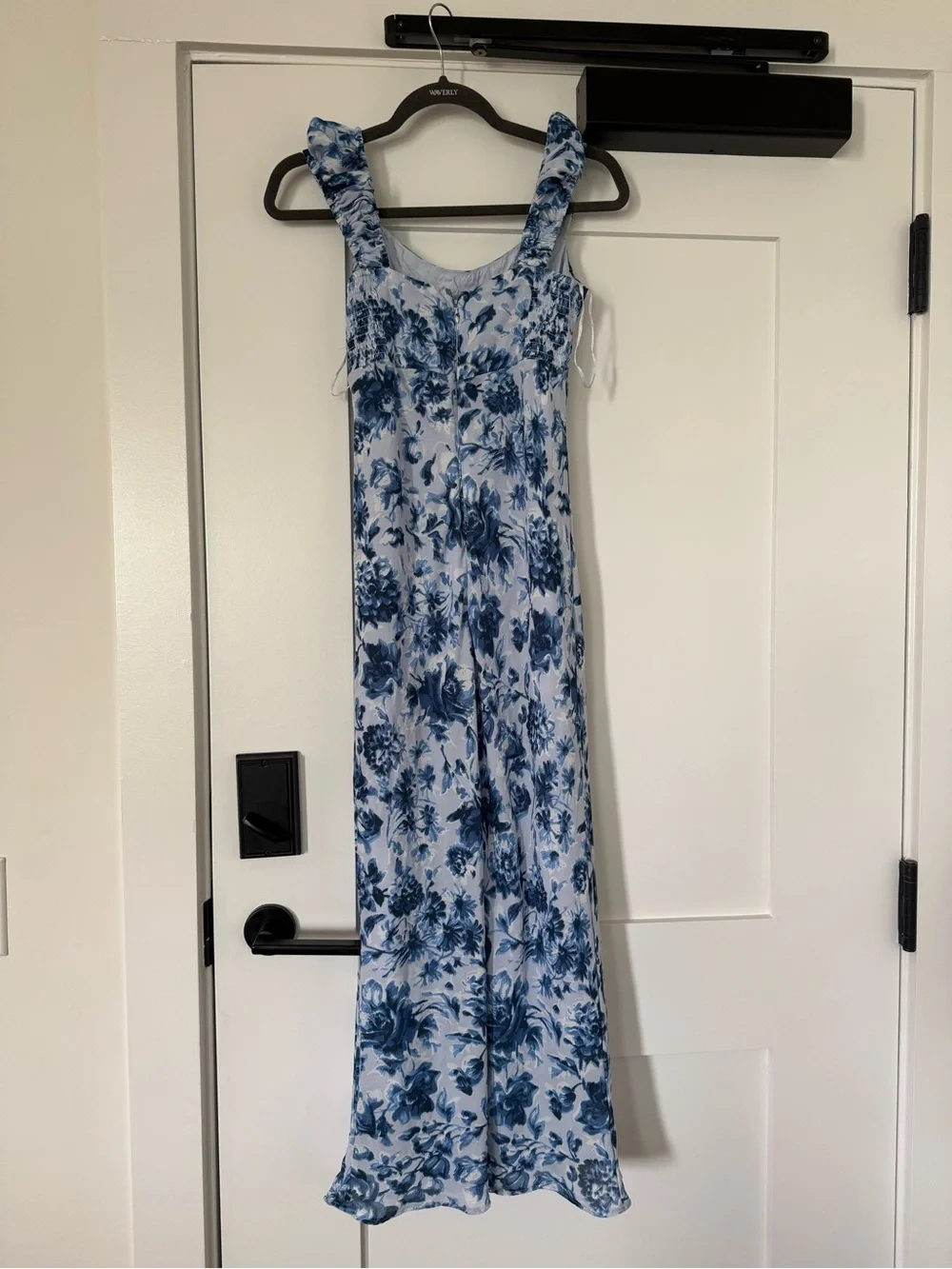 Abercrombie & Fitch Blue and White Floral Maxi Dress